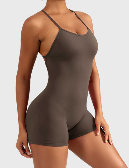 Ironfit Liza Jumpsuit mit V - Rücken - Ironfit