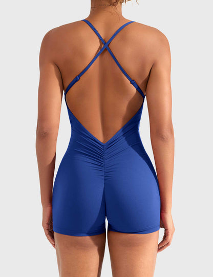 Ironfit Liza Jumpsuit mit V - Rücken - Ironfit