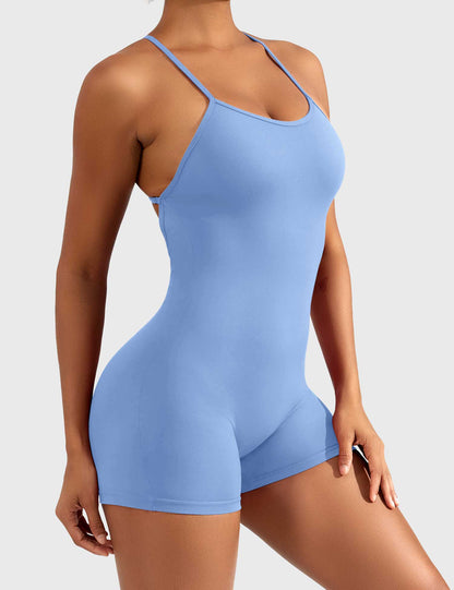 Ironfit Liza Jumpsuit mit V - Rücken - Ironfit