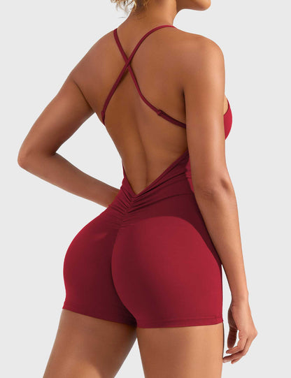 Ironfit Liza Jumpsuit mit V - Rücken - Ironfit