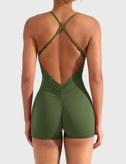 Ironfit Liza Jumpsuit mit V - Rücken - Ironfit