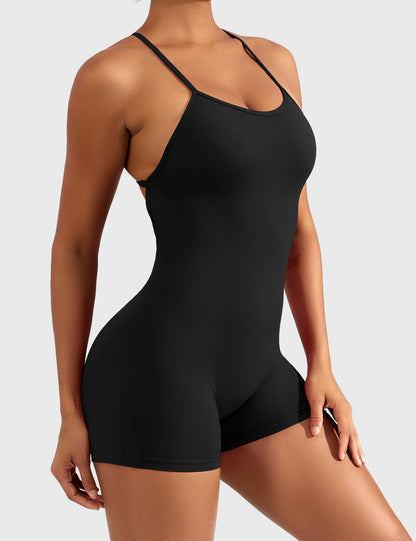 Ironfit Liza Jumpsuit mit V - Rücken - Ironfit