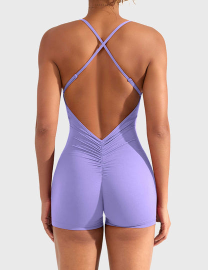 Ironfit Liza Jumpsuit mit V - Rücken - Ironfit