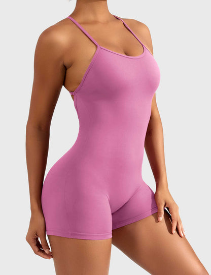 Ironfit Liza Jumpsuit mit V - Rücken - Ironfit