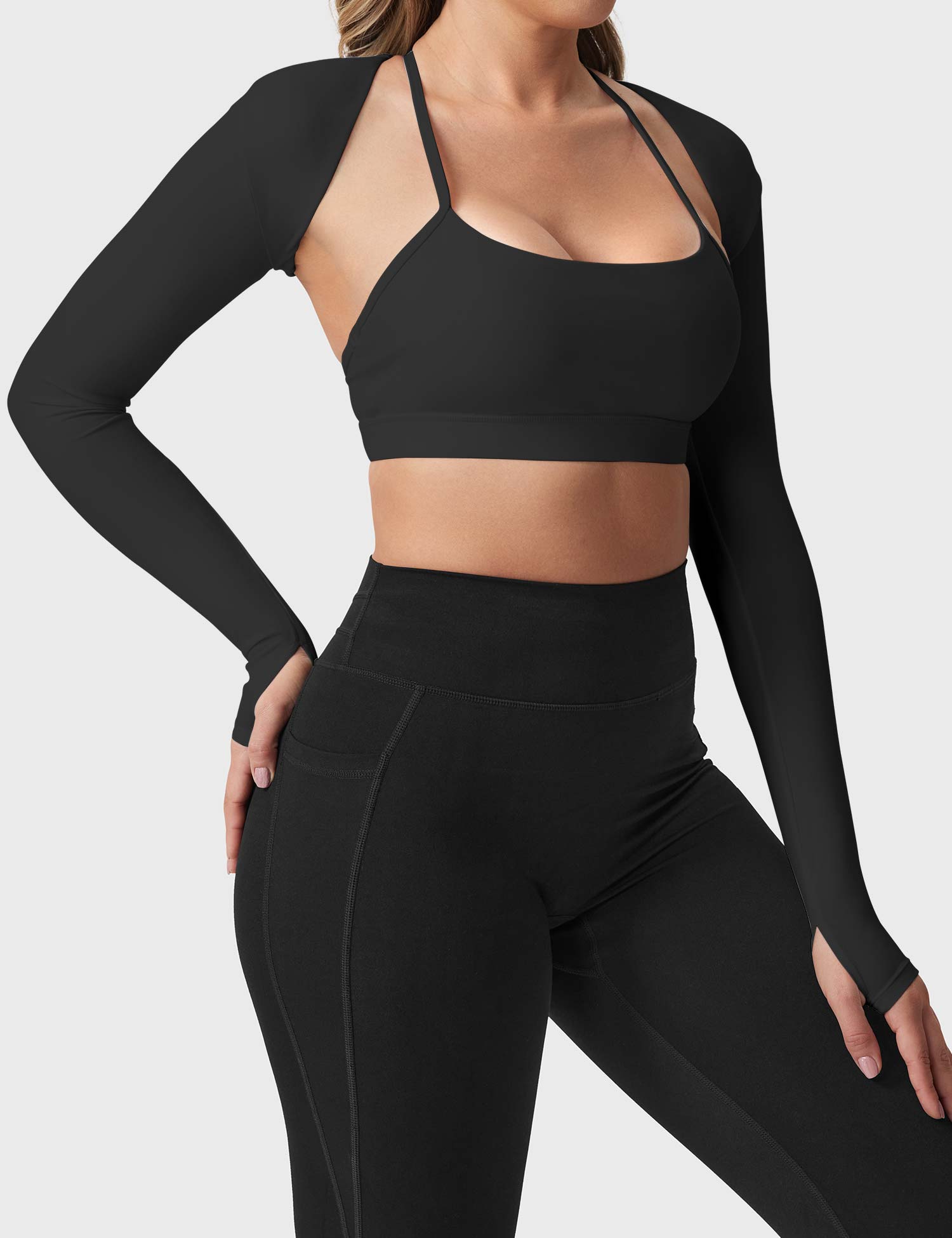 Ironfit Mini Long Sleeve Bolero Shrug - Ironfit