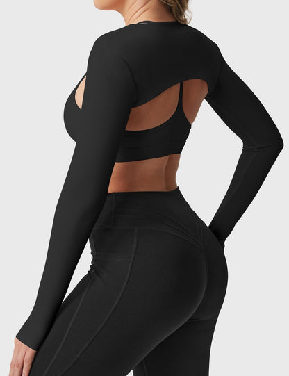 Ironfit Mini Long Sleeve Bolero Shrug - Ironfit
