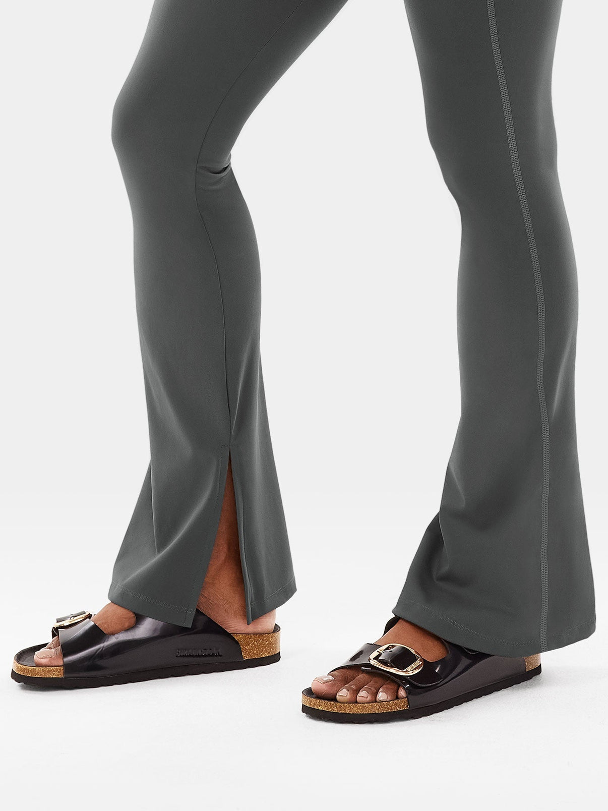 Ironfit Nasreen Flare Split Hem Leggings - Ironfit