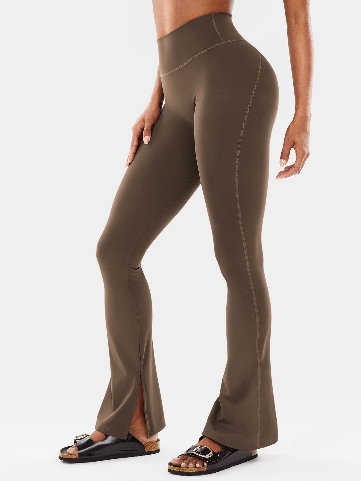 Ironfit Nasreen Flare Split Hem Leggings - Ironfit