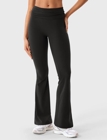Ironfit Romola Fold Over Flare Leggings - Ironfit