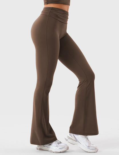 Ironfit Romola Fold Over Flare Leggings - Ironfit