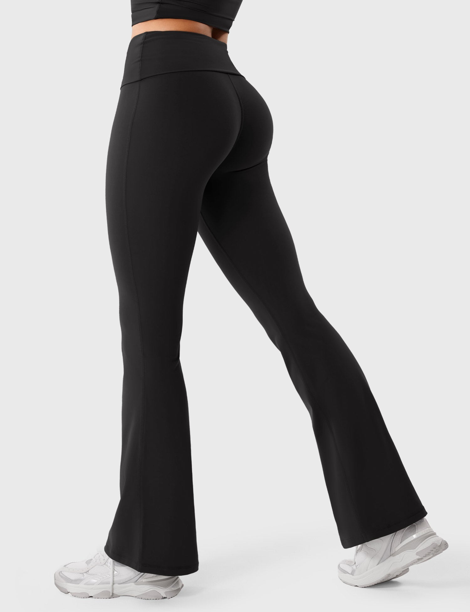 Ironfit Romola Fold Over Flare Leggings - Ironfit