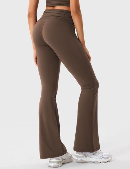 Ironfit Romola Fold Over Flare Leggings - Ironfit