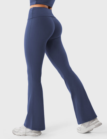 Ironfit Romola Fold Over Flare Leggings - Ironfit