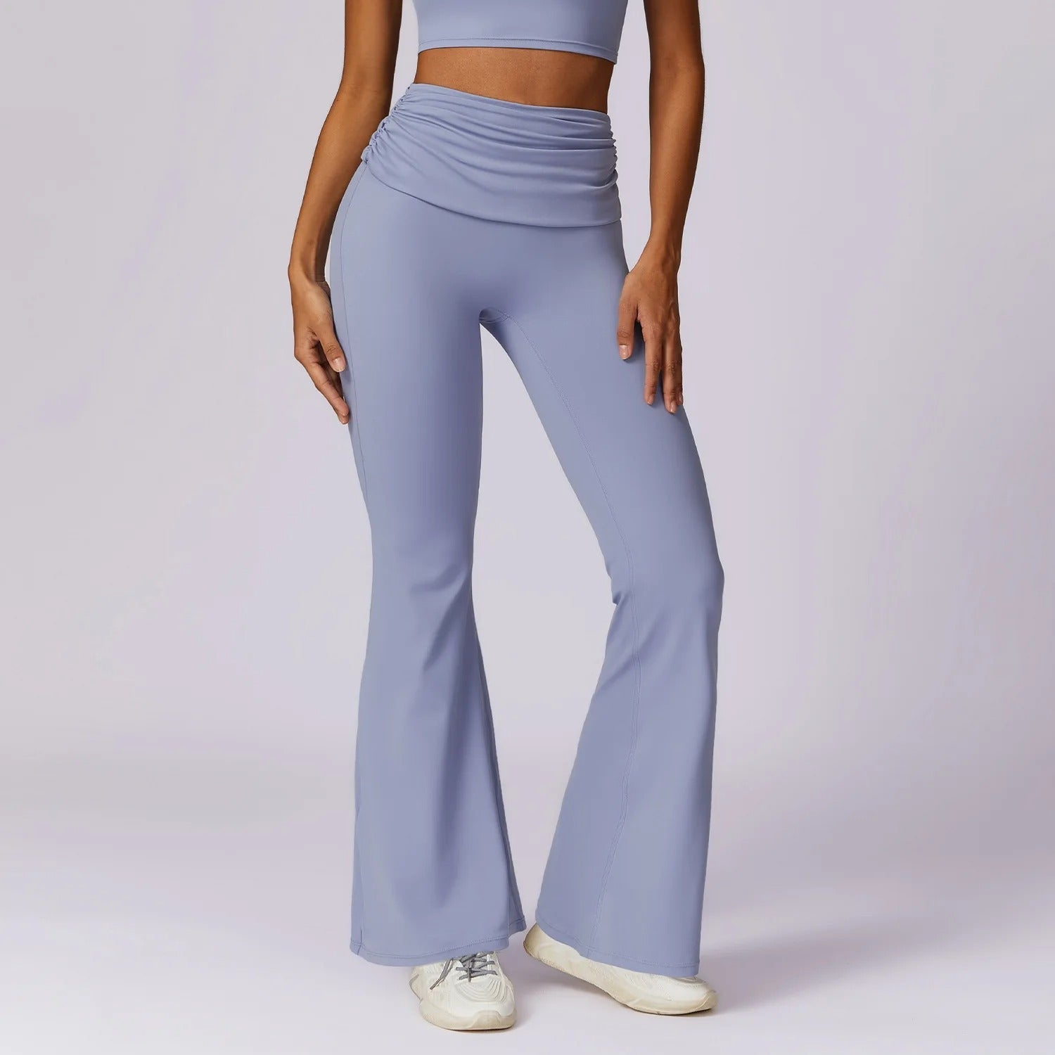 Ironfit Romola Fold Over Flare Leggings - Ironfit