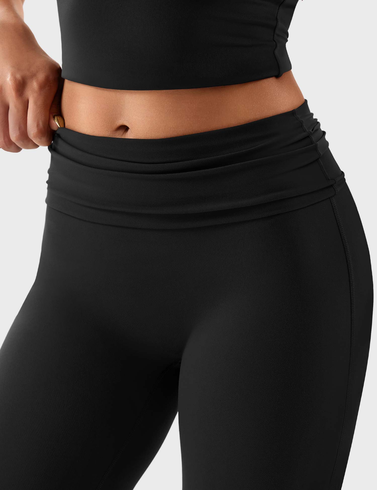 Ironfit Romola Fold Over Flare Leggings - Ironfit