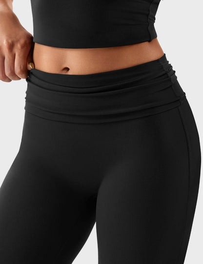 Ironfit Romola Fold Over Flare Leggings - Ironfit