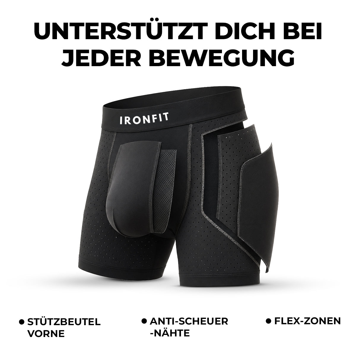 Ironfit Schnelltrocknende Performance - Boxershorts - Ironfit