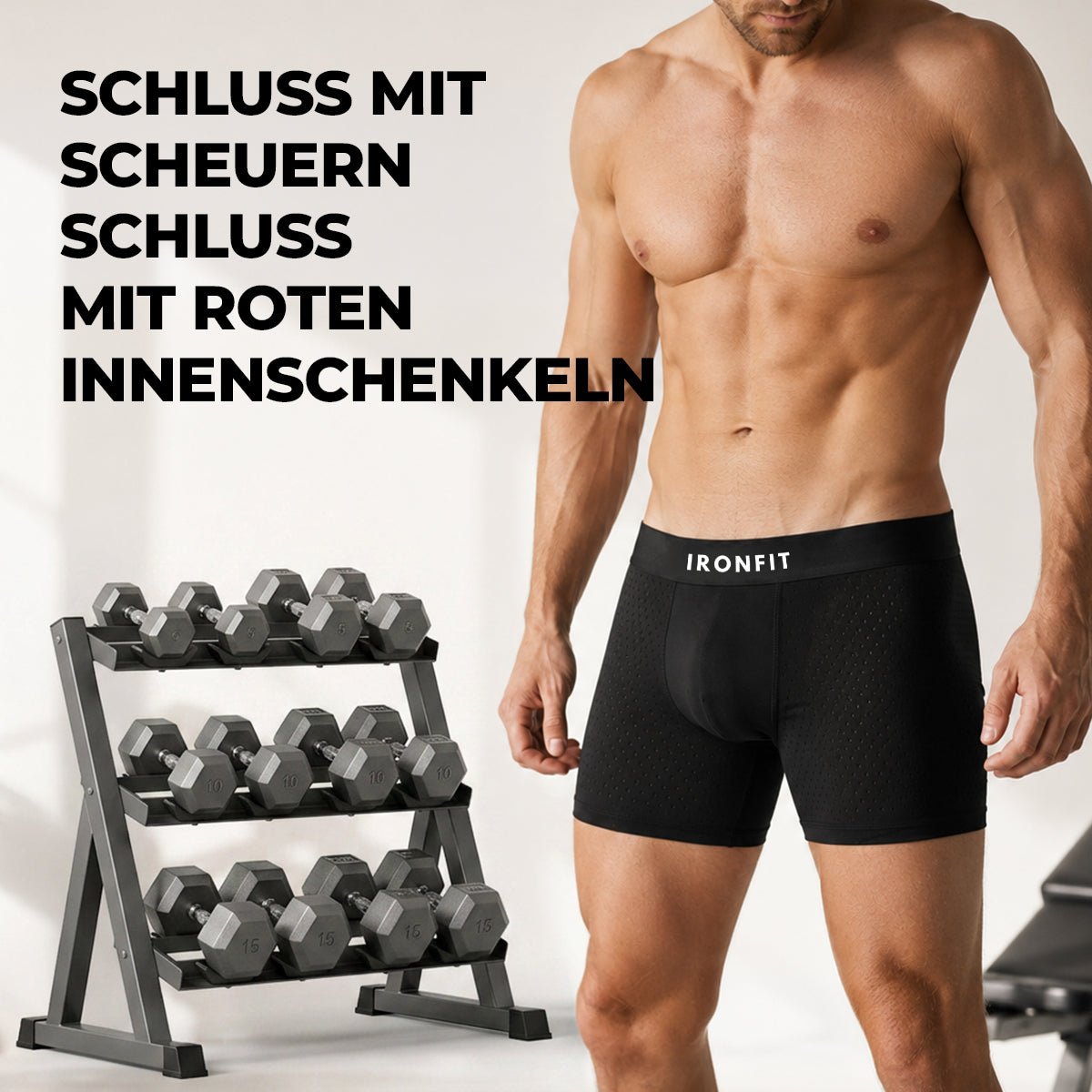 Ironfit Schnelltrocknende Performance - Boxershorts - Ironfit