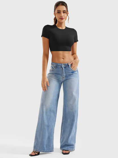 Ironfit Short Sleeve Crop Top - Ironfit