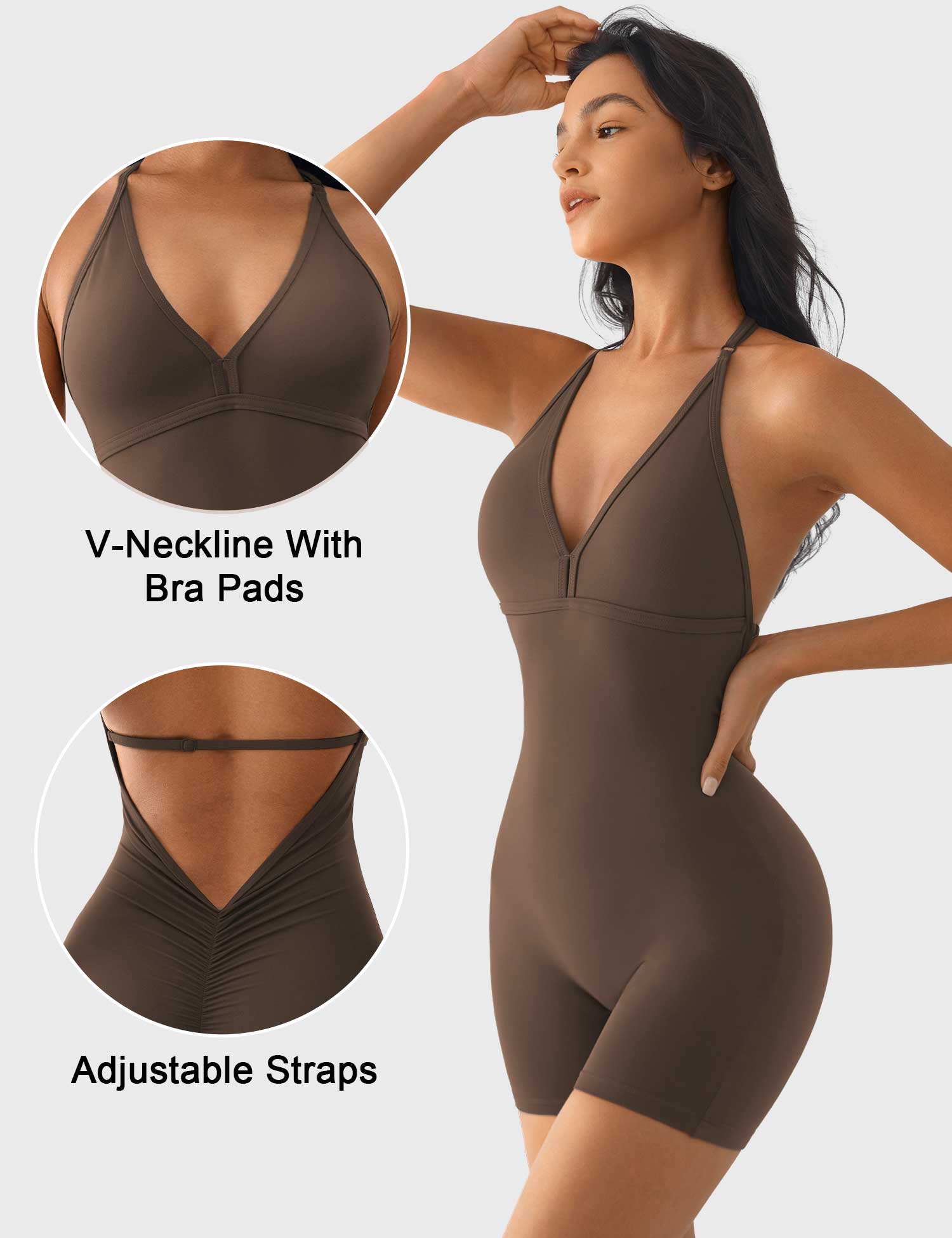Ironfit Taylor Rückenfreier Jumpsuit - Ironfit