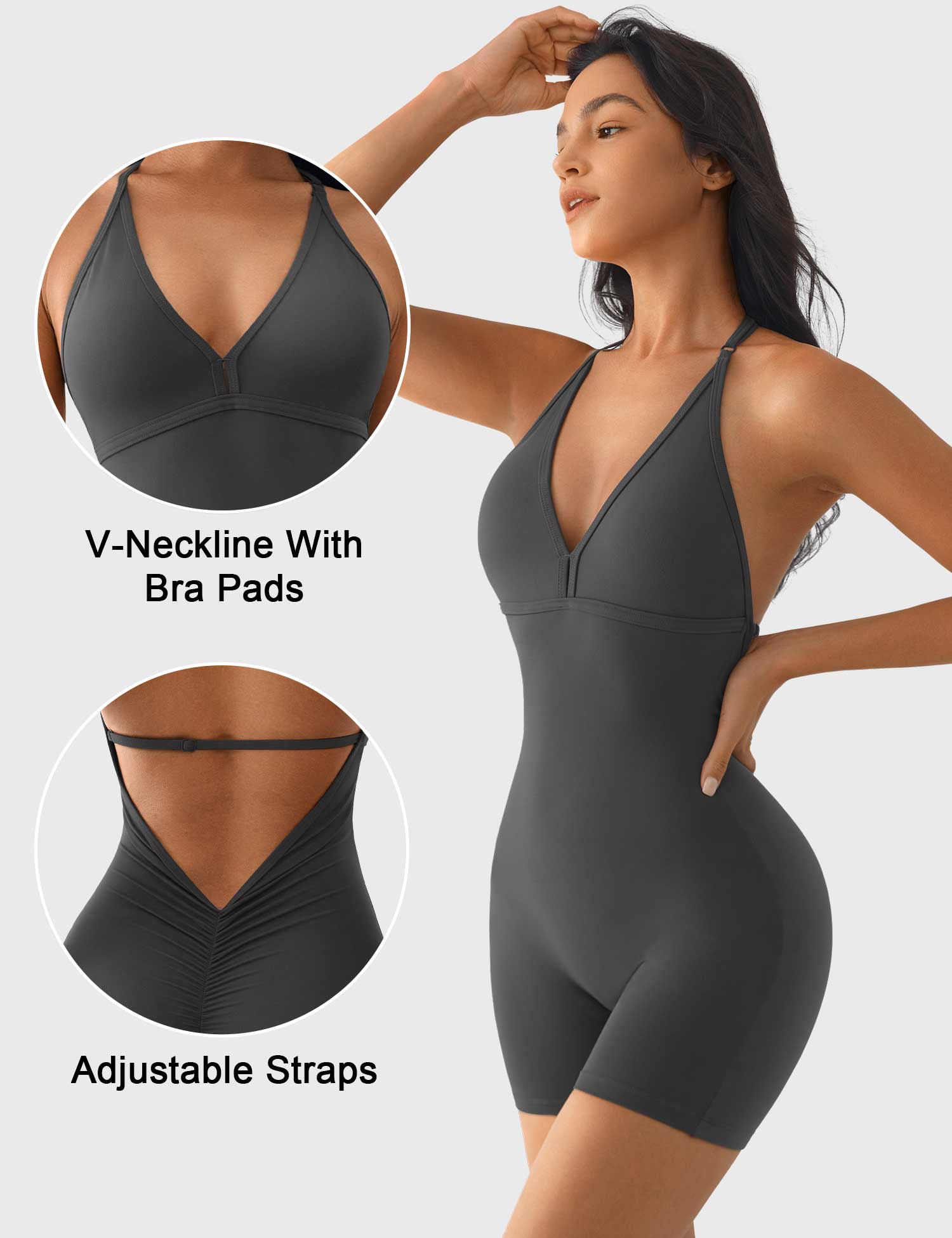Ironfit Taylor Rückenfreier Jumpsuit - Ironfit