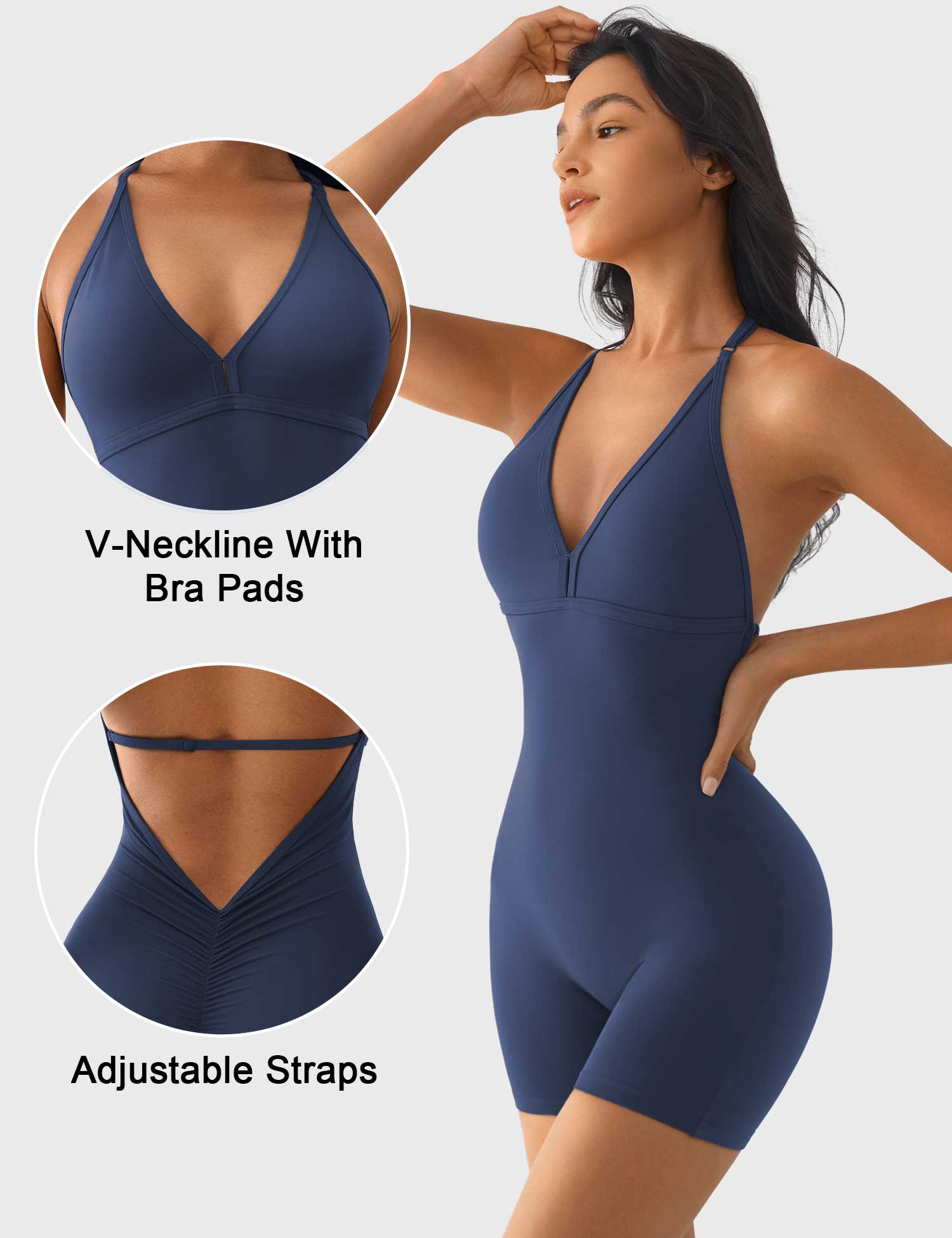 Ironfit Taylor Rückenfreier Jumpsuit - Ironfit