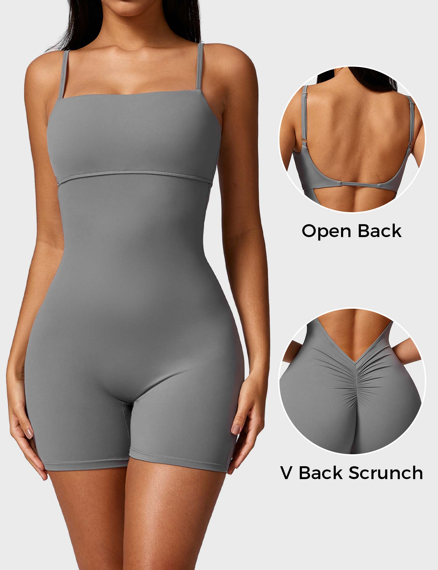 Ironfit V - Back Scrunch Jumpsuit - Ironfit