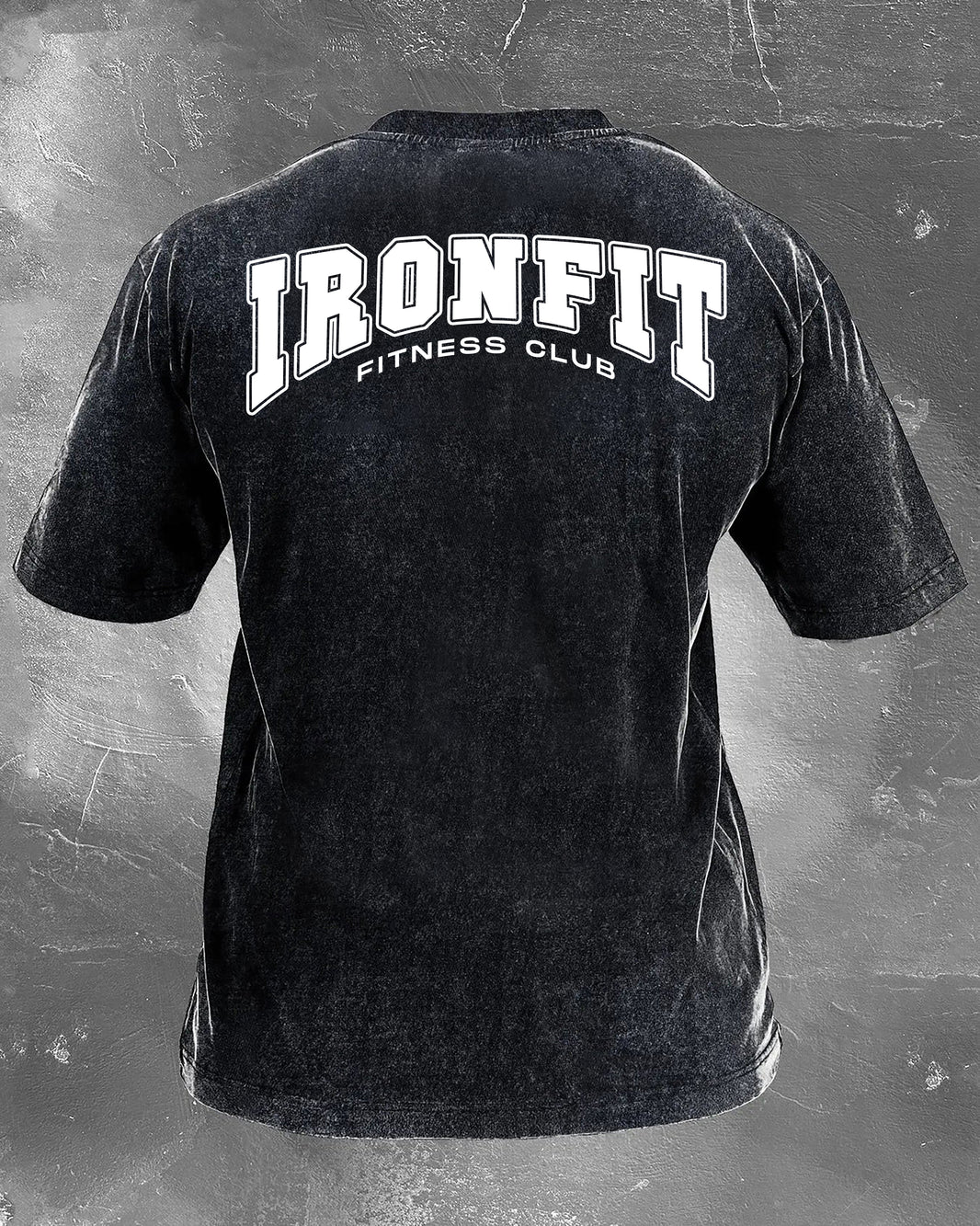 IRONFIT FITNESS CLUB WASHED T-SHIRT