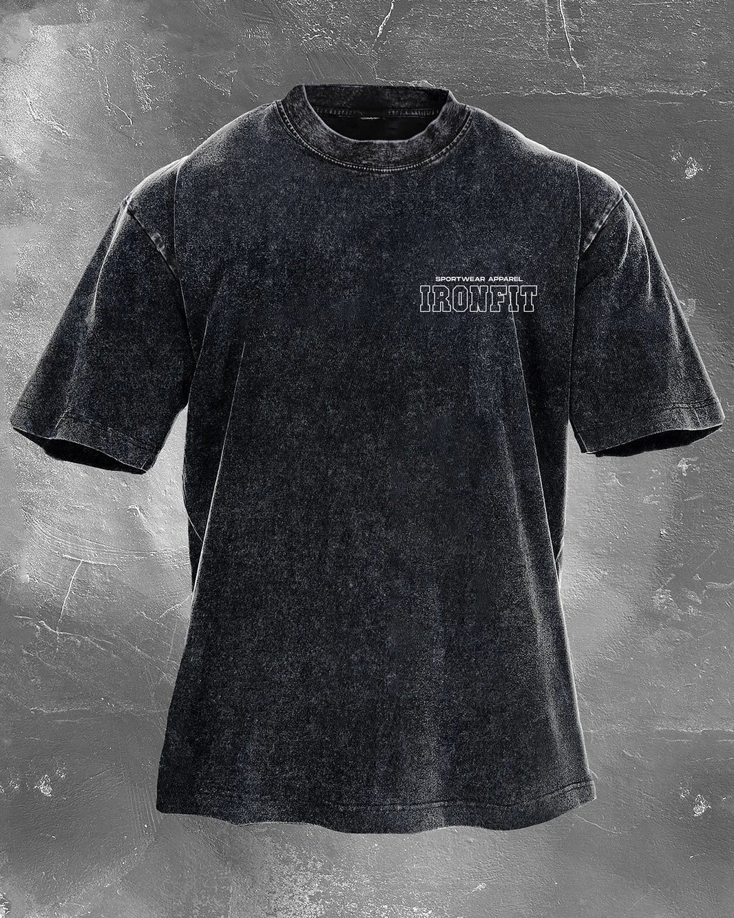 IRONFIT FITNESS CLUB WASHED T-SHIRT
