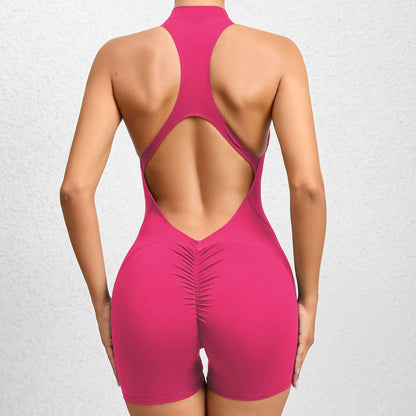 Jumpsuit - Shorts mit Reißverschluss - Ironfit