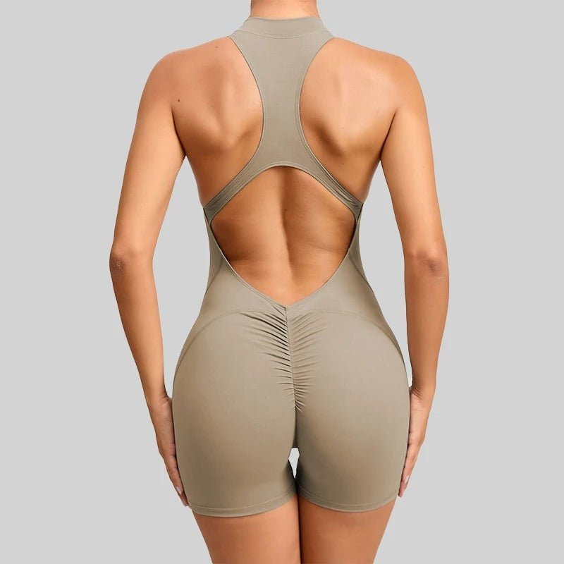 Jumpsuit - Shorts mit Reißverschluss - Ironfit