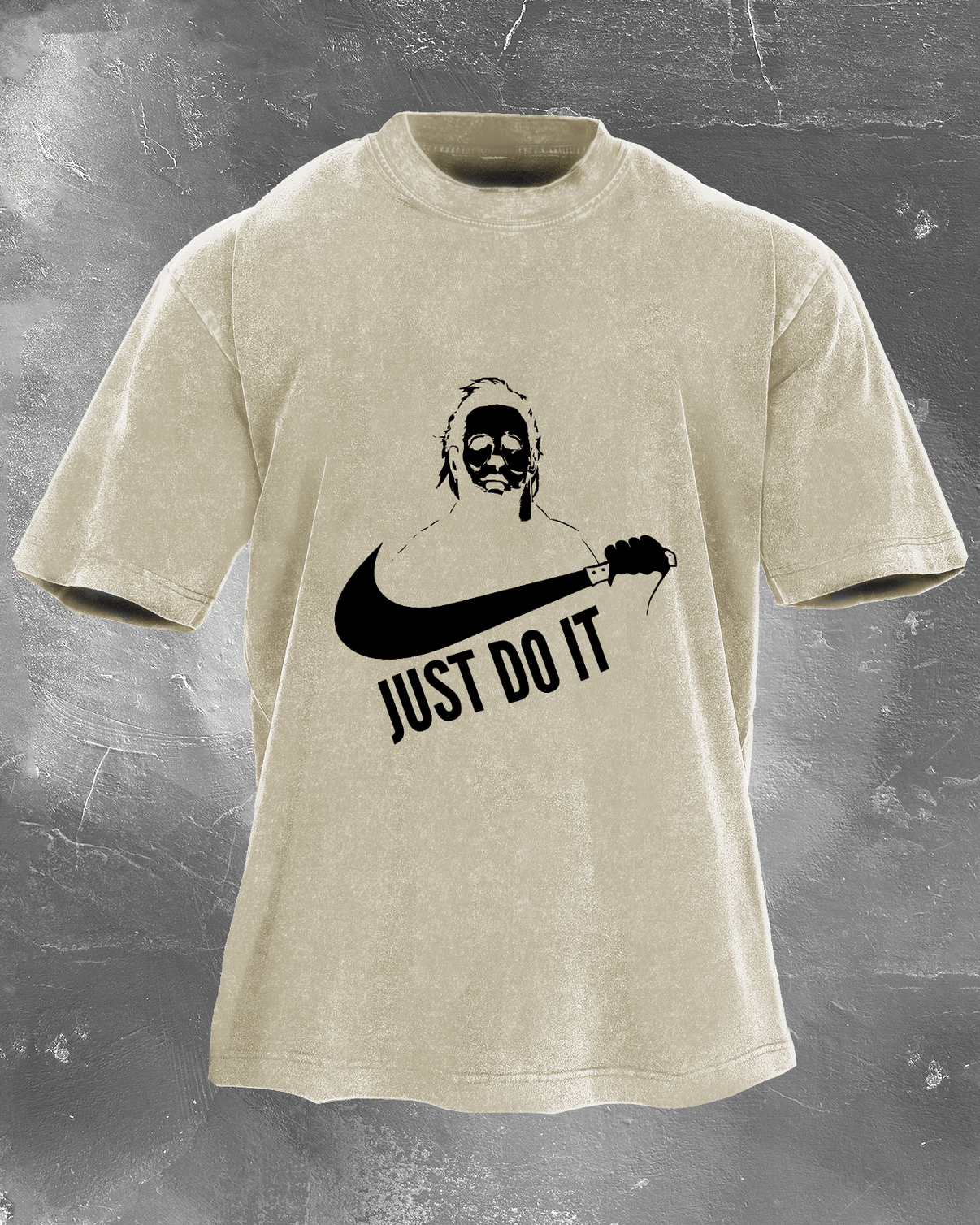 Just do it Herren gewaschenes T-Shirt - Gymfit