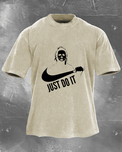 Just do it Herren gewaschenes T-Shirt - Gymfit