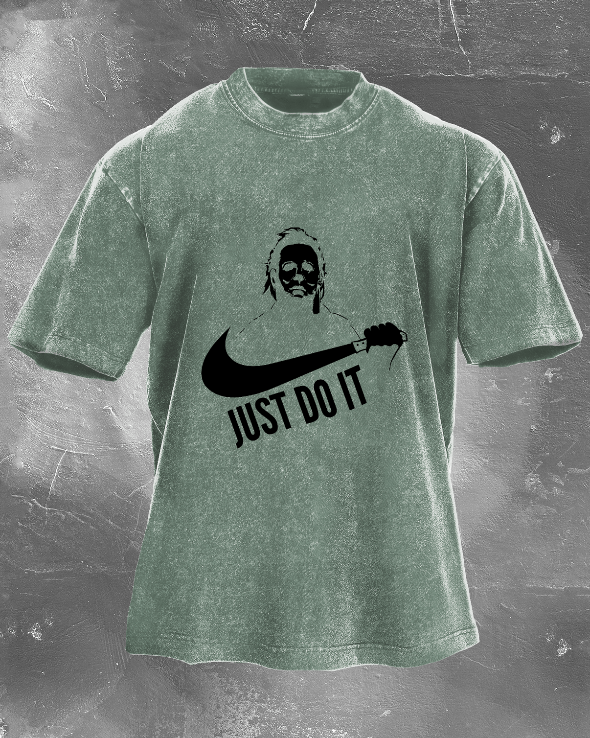 Just do it Herren gewaschenes T-Shirt - Gymfit