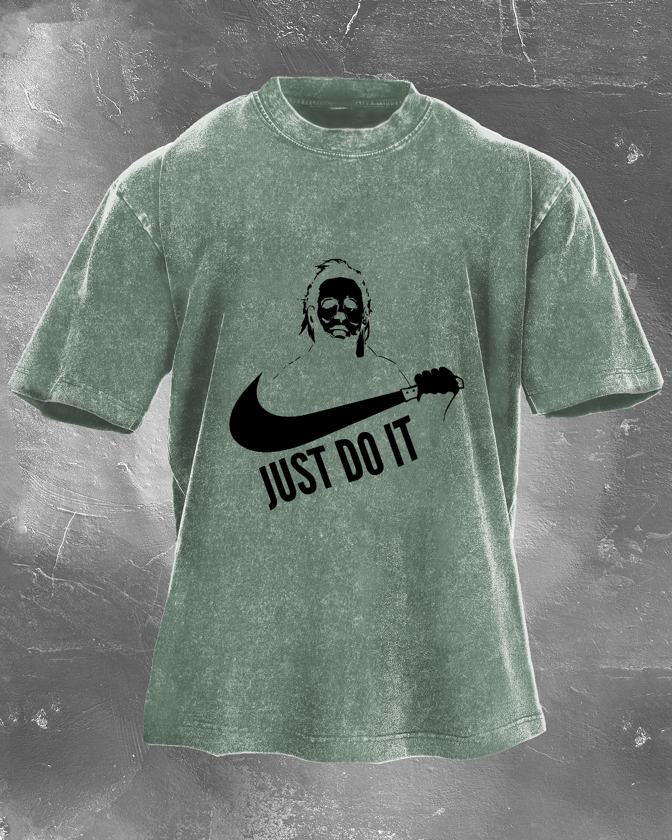 Just do it Herren gewaschenes T-Shirt - Gymfit