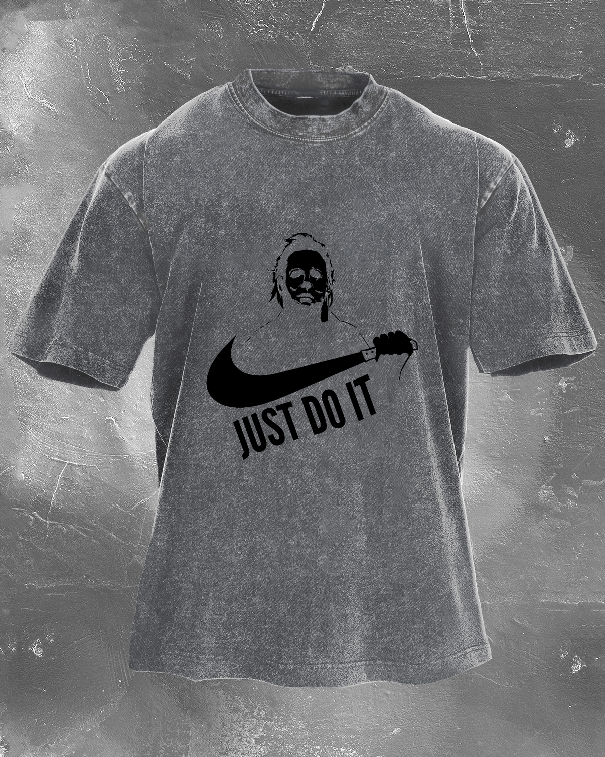 Just do it Herren gewaschenes T-Shirt - Gymfit