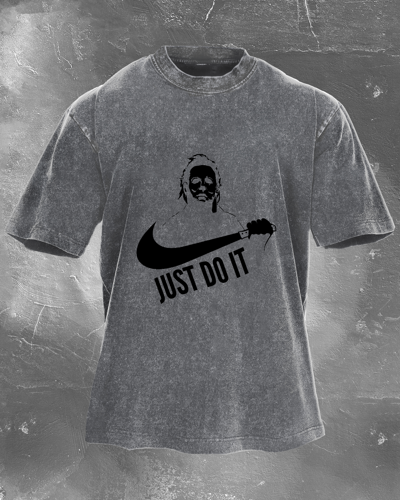 Just do it Herren gewaschenes T-Shirt - Gymfit