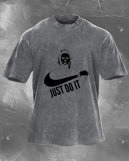 Just do it Herren gewaschenes T-Shirt - Gymfit