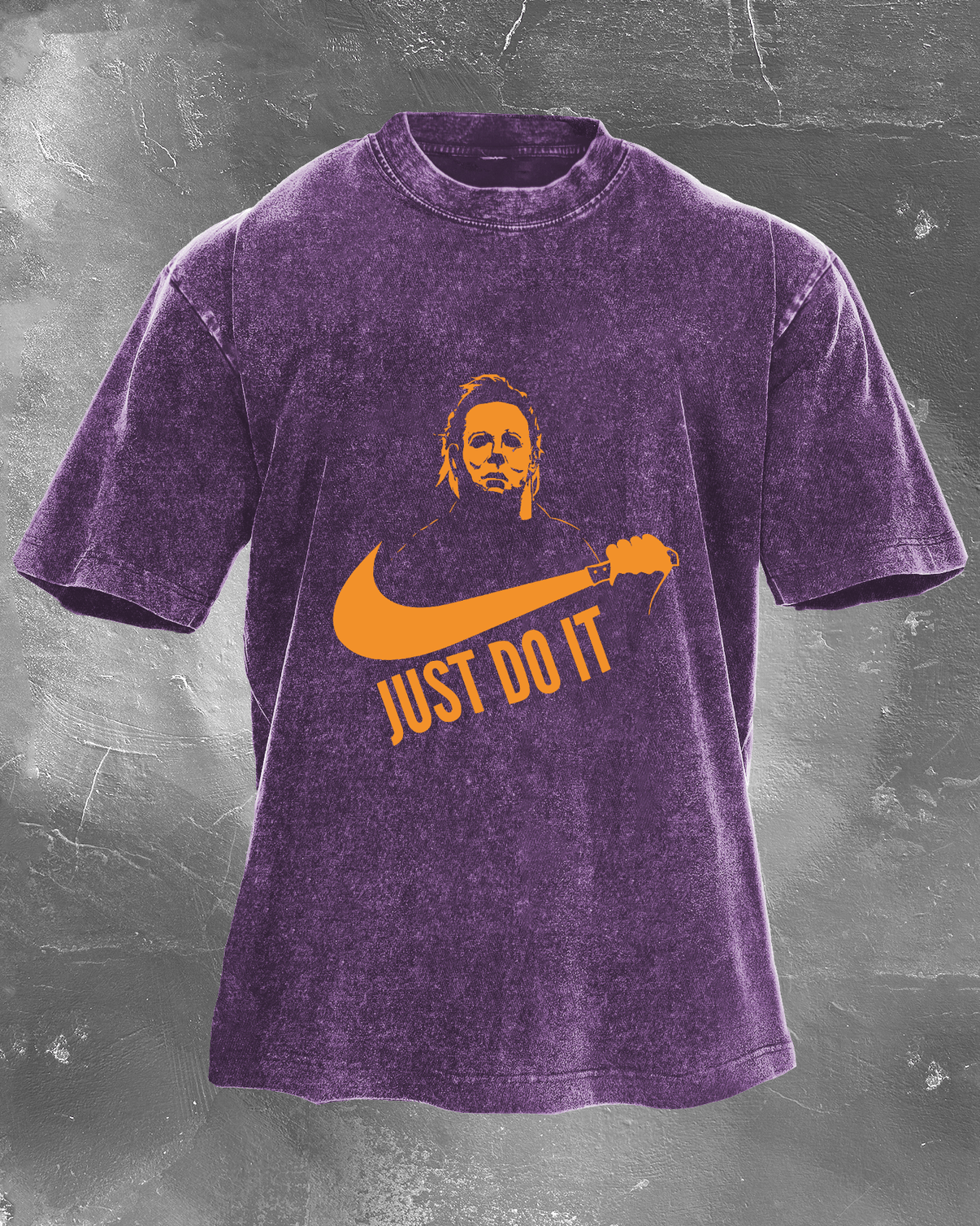Just do it Herren gewaschenes T-Shirt - Gymfit