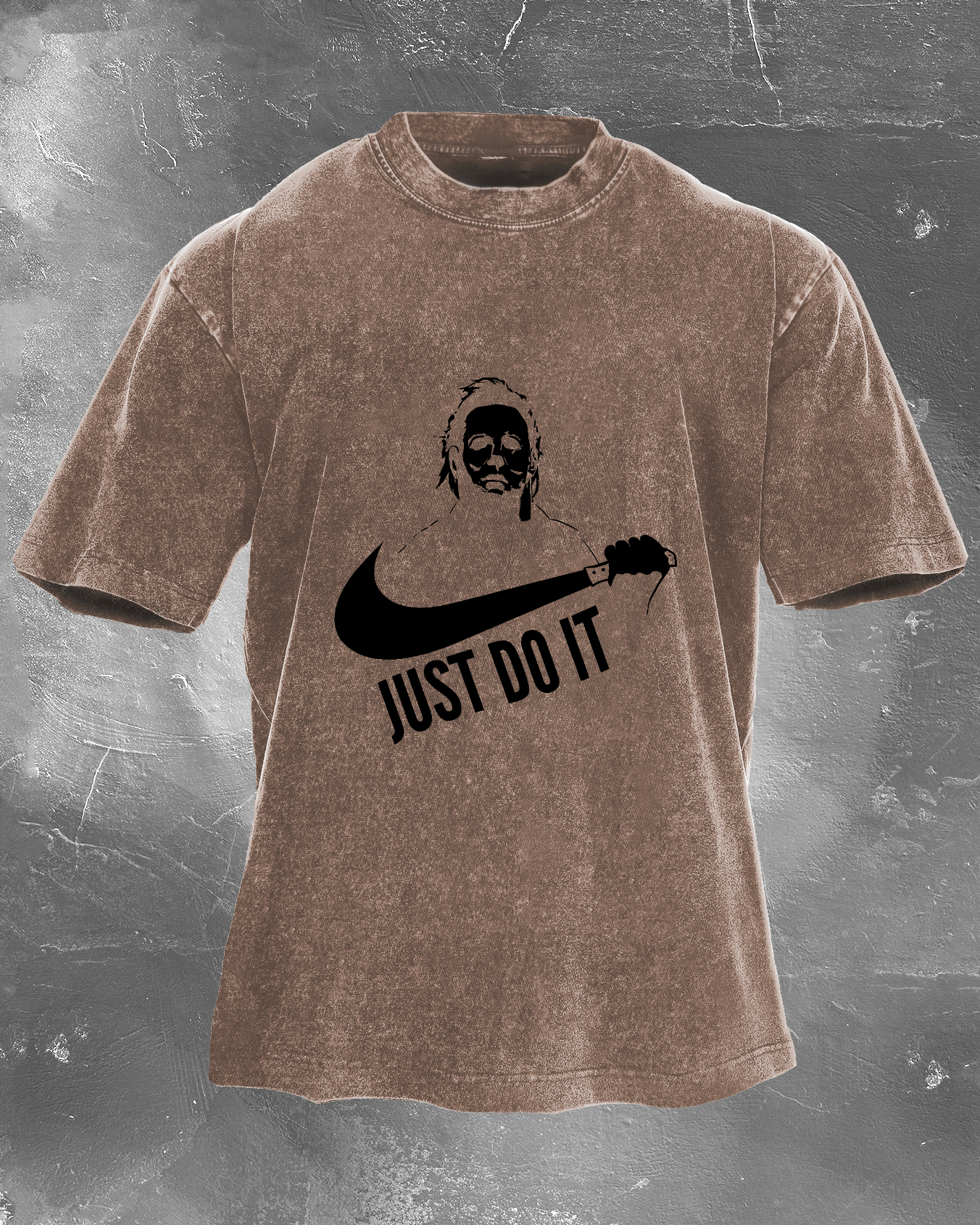 Just do it Herren gewaschenes T-Shirt - Gymfit