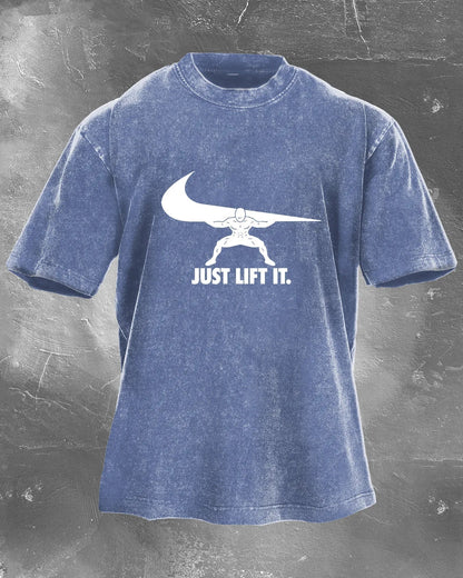 JUST LIFT IT WASHED T - SHIRT - Ironfit