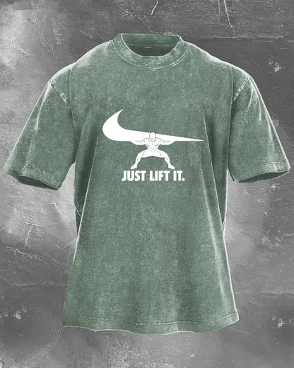 JUST LIFT IT WASHED T - SHIRT - Ironfit