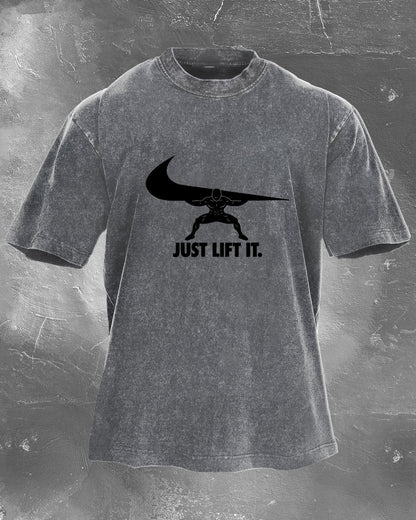 JUST LIFT IT WASHED T - SHIRT - Ironfit