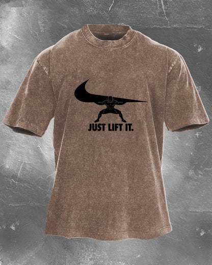 JUST LIFT IT WASHED T - SHIRT - Ironfit