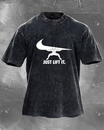 JUST LIFT IT WASHED T - SHIRT - Ironfit