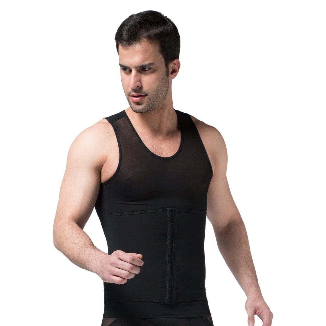Körperladen Kompressionstanktop Schwarz / S Shapewear Slimming Unterhemd