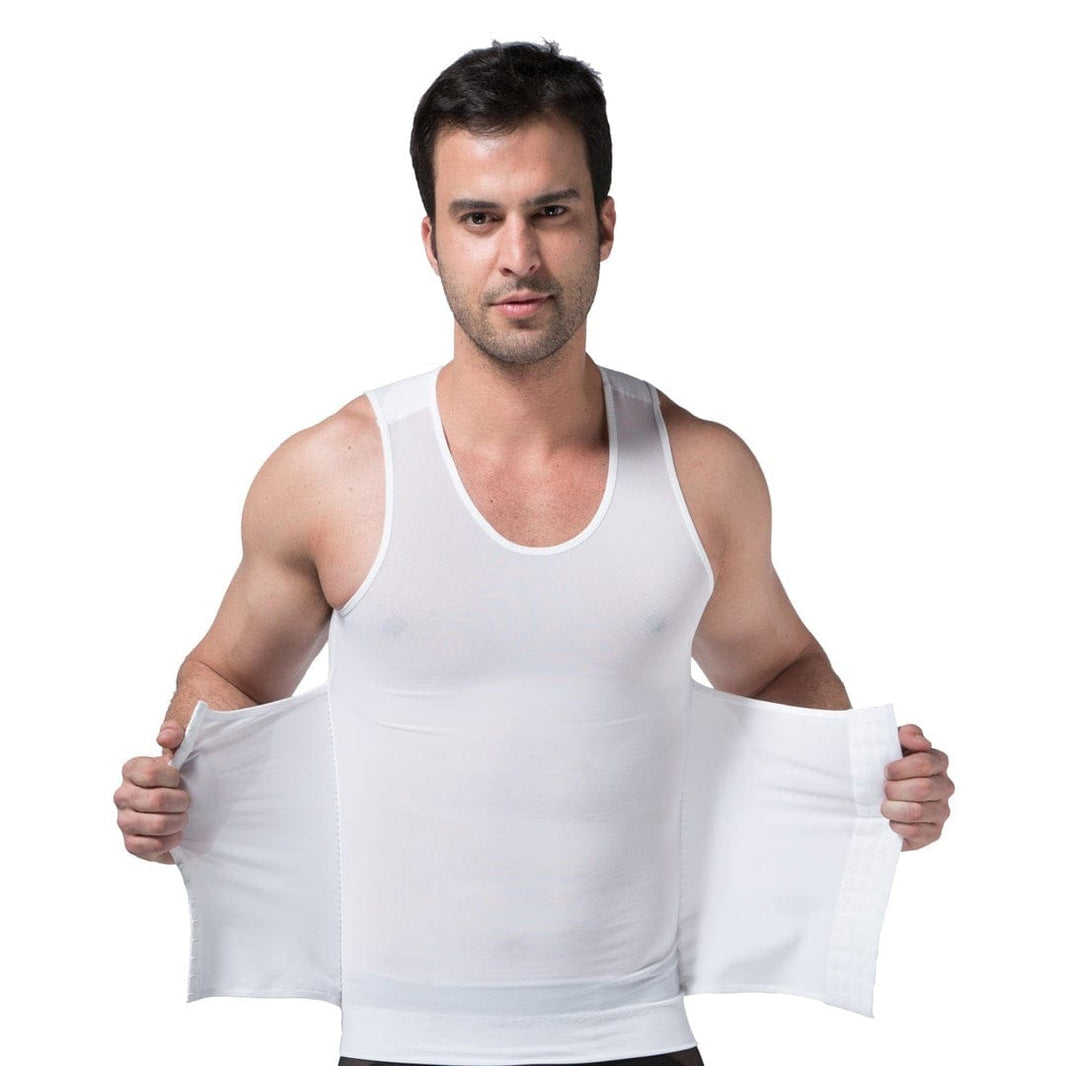 Körpergeschäft Kompressionsshirt Weiß / S Shapewear Slimming Unterhemd