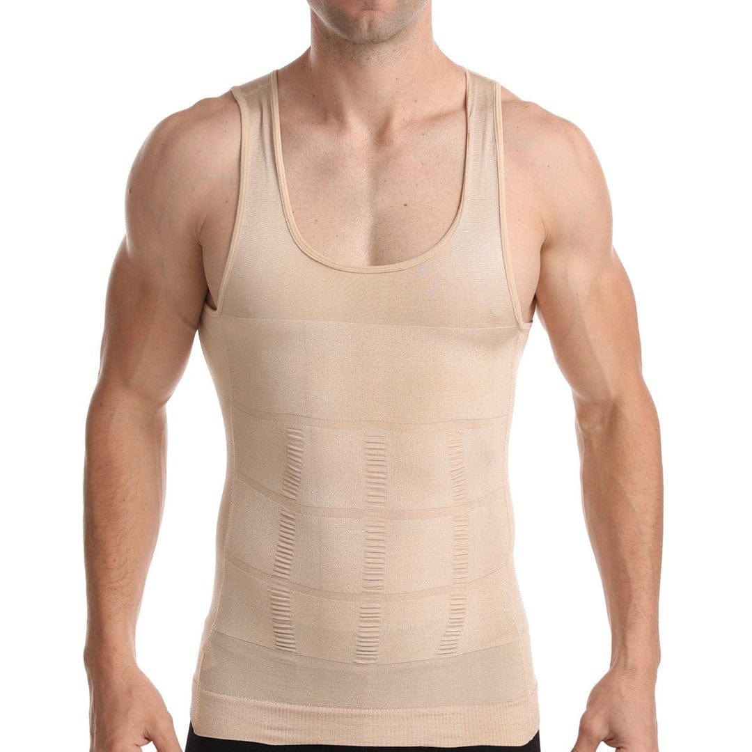 Körpergeschäft Shapewear Beige / S Slimming Body Shaper - Herrenunterhemd