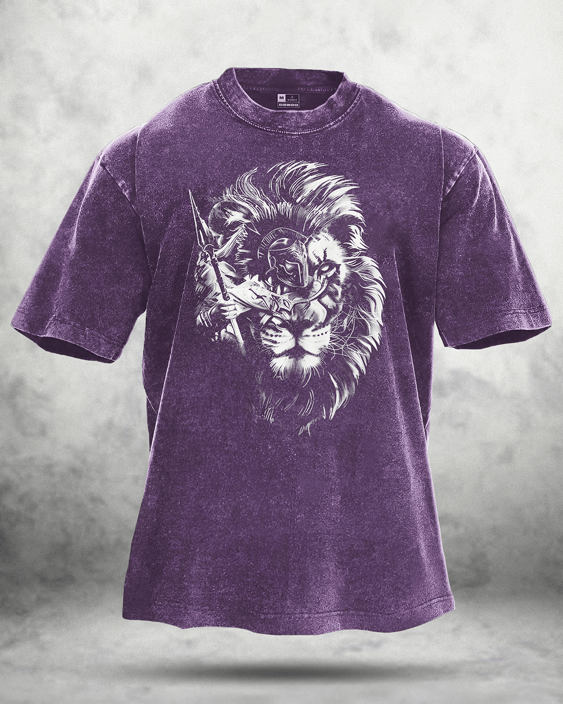 LION SPARTAN WASHED T - SHIRT - Ironfit