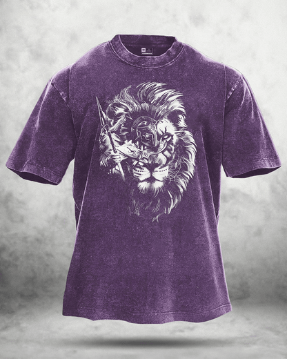 LION SPARTAN WASHED T - SHIRT - Ironfit